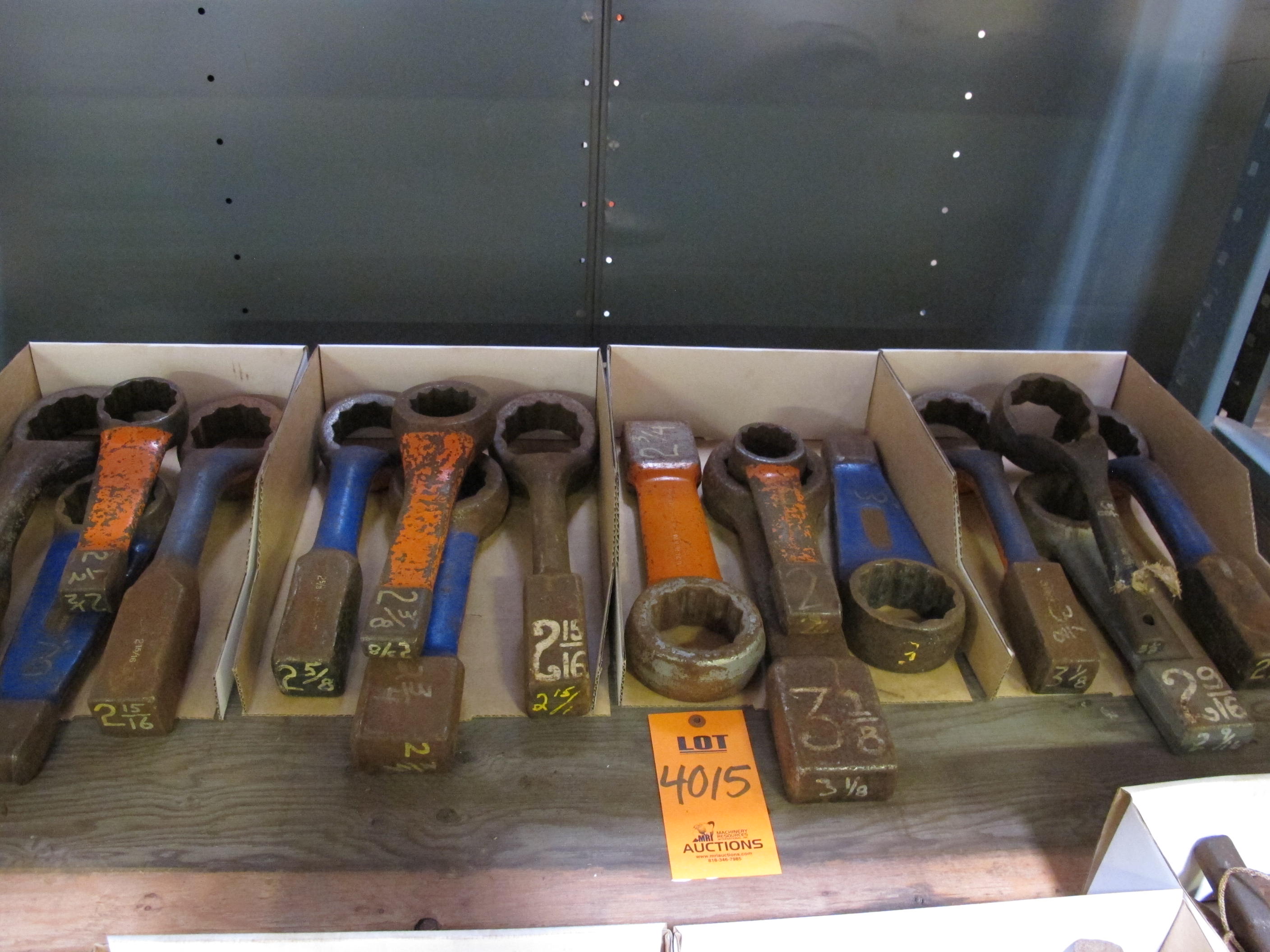 MISC. PNEUMATIC BOXED END WRENCHES, LARGE. LOADING & HANDLING FEE $10-4015
